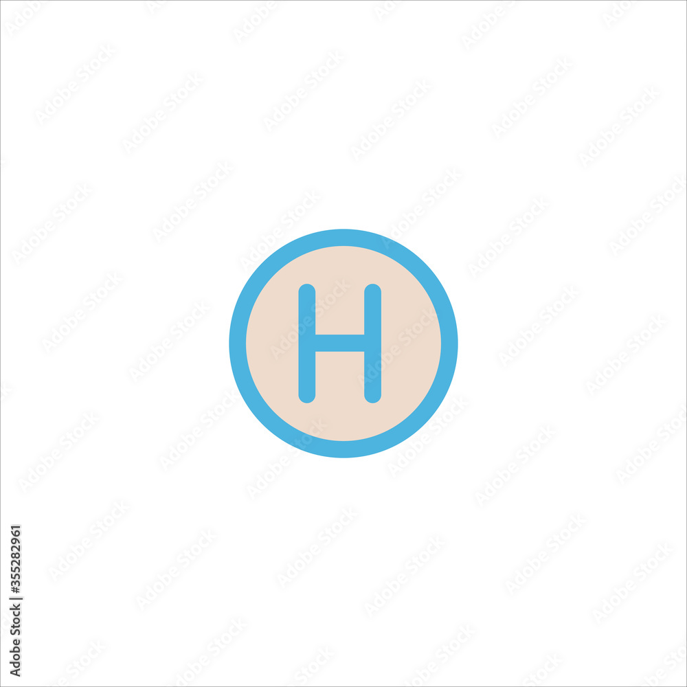 hospital icon flat vector logo design trendy hospital icon flat vector logo design trendy