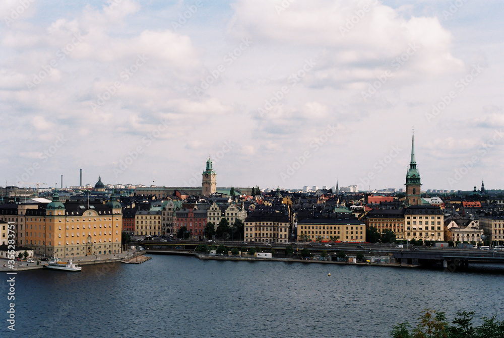 A beautiful Stockholm city landscape