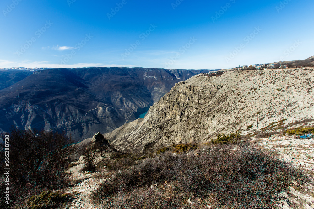 Sulak canyon.Chirkeyskaya HPP.Nature Of The Caucasus.Sights Of The CaucasusDagestan,Russia.