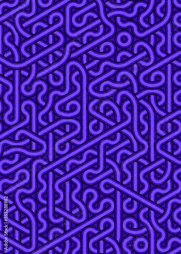 Wallpaper Mural Colour Hexagon Tile Connection art background design illustration Torontodigital.ca