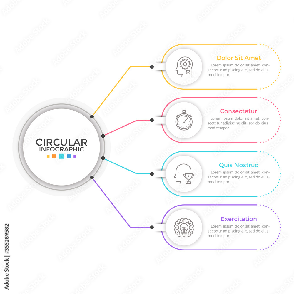 Modern Vector Infographic Template Modern Vector Infographic Template