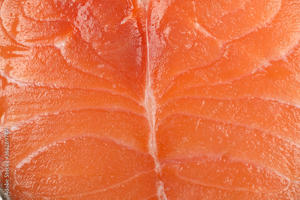 Fresh raw salmon meat texture background, macro Fresh raw salmon meat texture background, macro