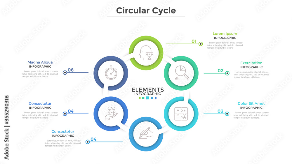 Modern Vector Infographic Template Modern Vector Infographic Template