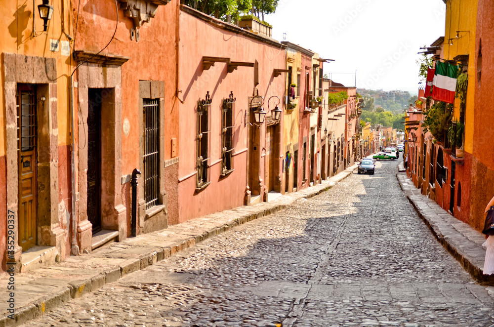 Las callecitas de San Miguel de Allende. Mexico