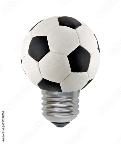 Football soccerball goal