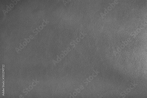 Texture of   grey leather.  Close-up