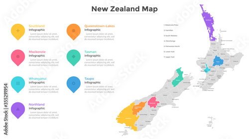 Vector Map Infographic