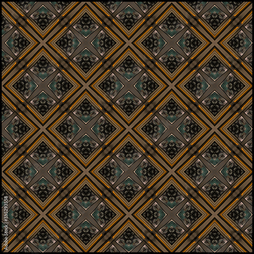 art pattern with squares