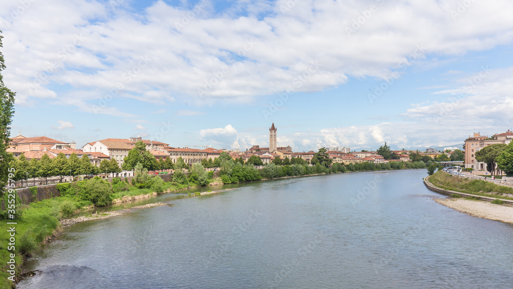 The panorama of Verona