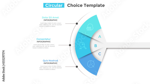 Modern Infographic Vector Template photo