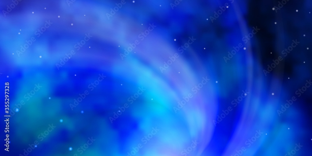 Light BLUE vector template with neon stars. Blur decorative design in simple style with stars. Best design for your ad, poster, banner. Light BLUE vector template with neon stars. Blur decorative design in simple style with stars. Best design for your ad, poster, banner.