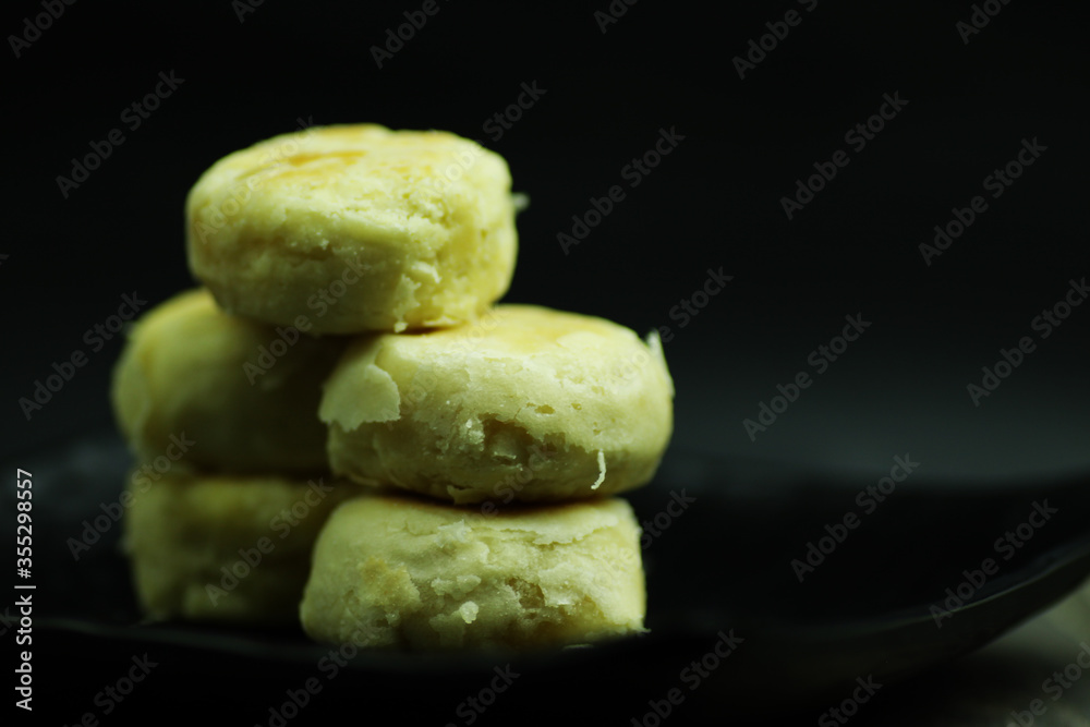 Bakpia, a typical sweet cake from Yogyakarta, Indonesia that made from mung beans