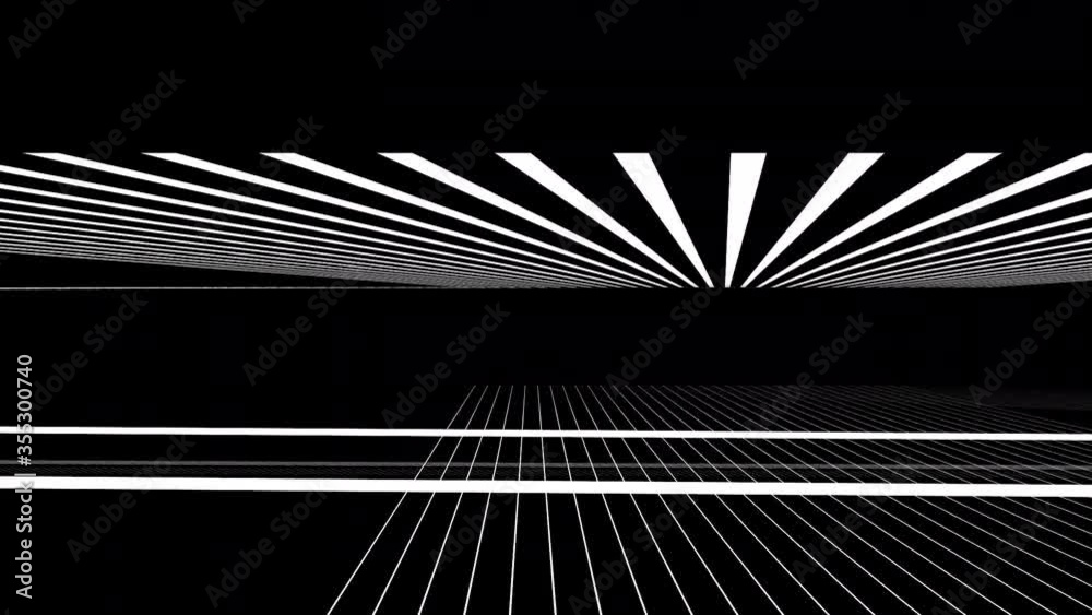 Abstract Background Black And White Geometric Lines
