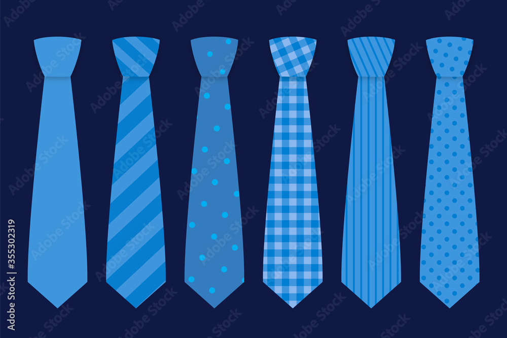 necktie for blue shirt