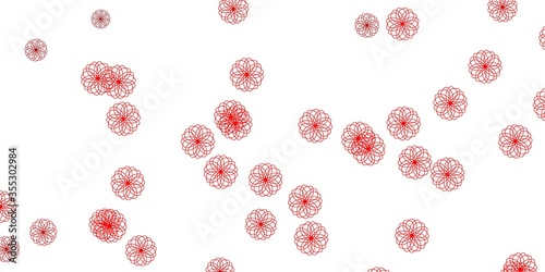 Light Red vector texture with disks.