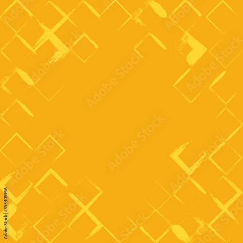 retro square pattern in grunge design. brush vector drawn and combining together randomly. it can be used as abstract retro background, template, backdrop, poster, billboard, cover page, etc.