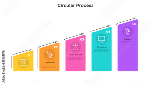 Modern Infographic Vector Template