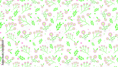 Seamless Cute Floral pattern in the small flower. "Ditsy print". Motifs scattered random. Seamless vector texture. Elegant template for fashion prints. Printing with very small pink flowers.