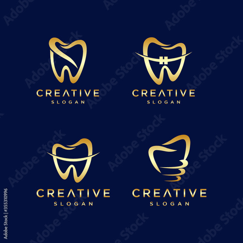 dental logo design template