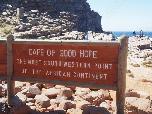 A signboard, Cape of Good Hope, Cape Town, South Africa