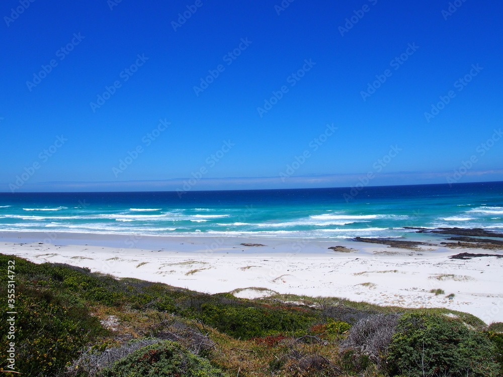 Beautiful Beaches and blue sky, Cape of Good Hope, Cape Town, South Africa