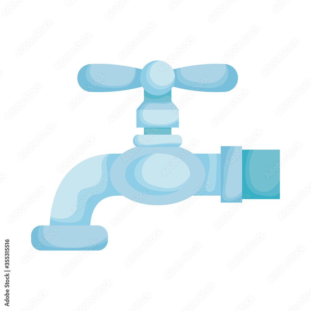 water tap faucet isolated icon water tap faucet isolated icon