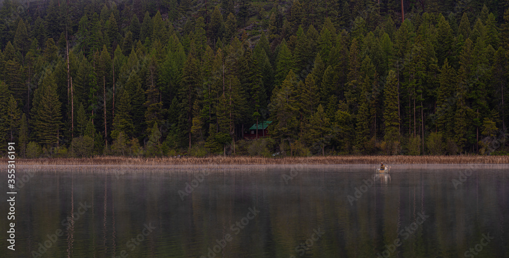 lake in the woods