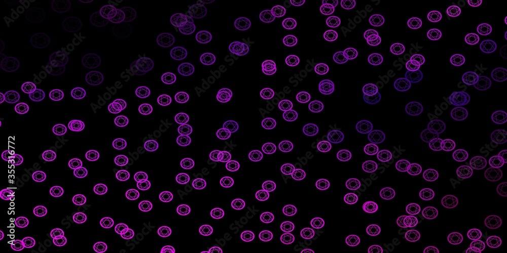 Dark Pink vector texture with religion symbols. Dark Pink vector texture with religion symbols.