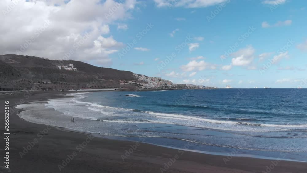 Empty Atlantic Beach. Gran Canaria Empty Atlantic Beach. Gran Canaria