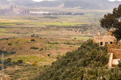 The berber village of takrouna in tunisia photo