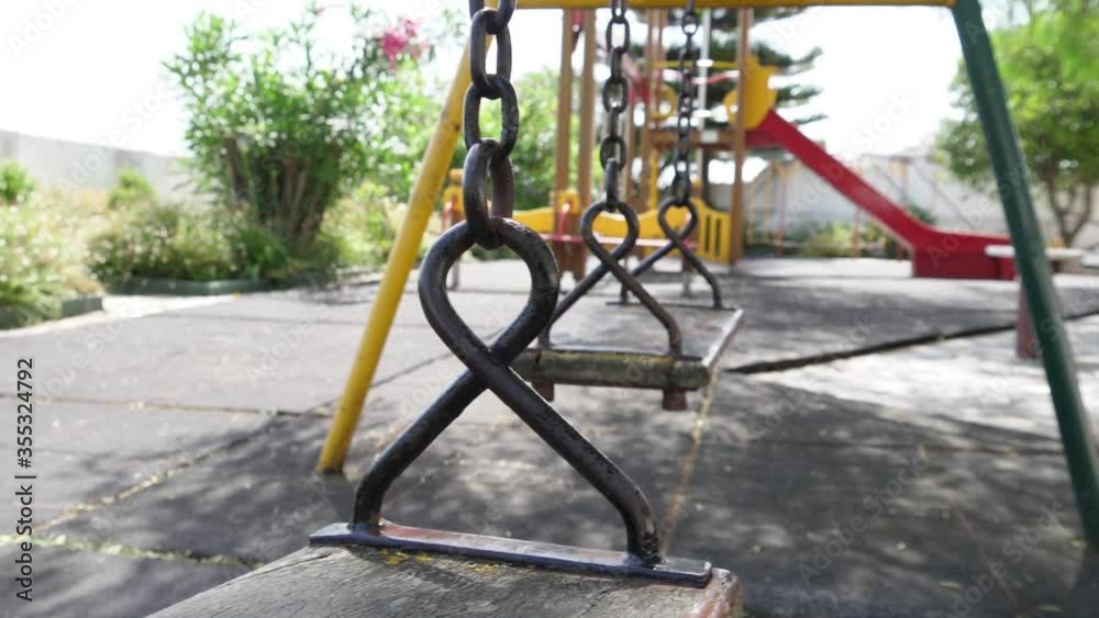 swing playground swinging slow motion