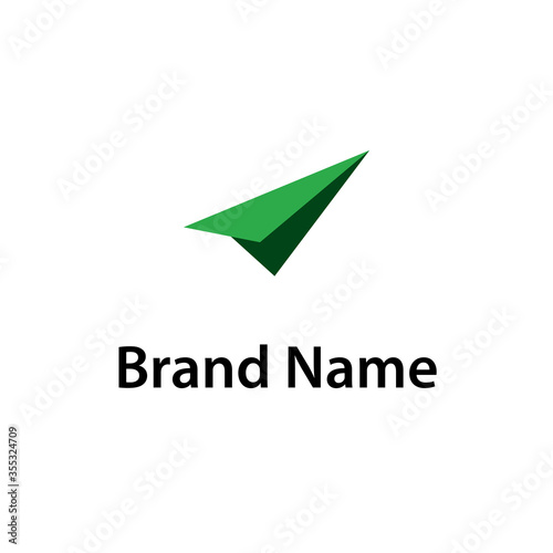 Free Download plane origami logo - GFXLoad