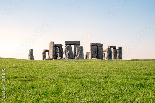 Stonehenge in the summer