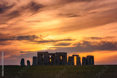 Konstfotografi Stonehenge at solstice