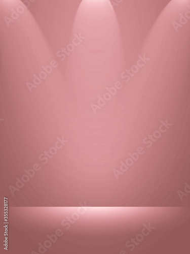 Abstract pink background. Pink and white background. Elegant and beautiful studio background.