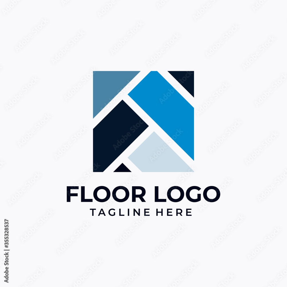 floor logo icon vector isolated