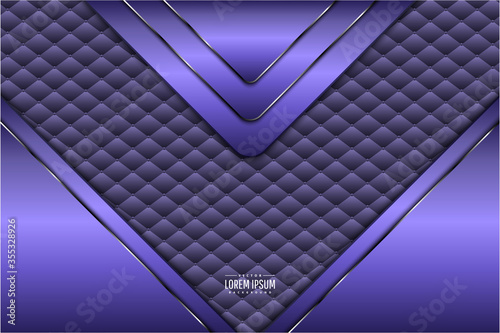  Abstract background luxury of purple with upholstery modern design vector illustration.