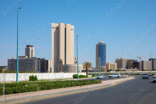 Jeddah city center scene of the constellations Jeddah-Saudi Arabia 2020