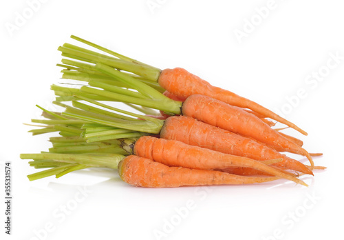 Carrot isolated on a white background.