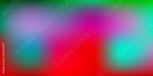 Light Green, Red vector blur drawing.