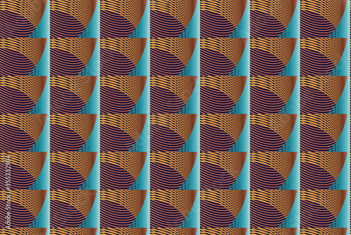 set of seamless geometric patterns