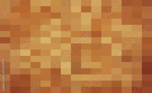 Abstract Brown geometric Background, Creative Design Templates. Pixel art Grid Mosaic, 8 bit vector background.