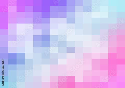 Abstract Colorful geometric Background, Creative Design Templates. Pixel art Grid Mosaic, 8 bit vector background.