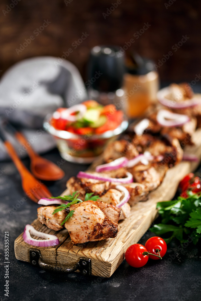 Shish kebab or shashlik