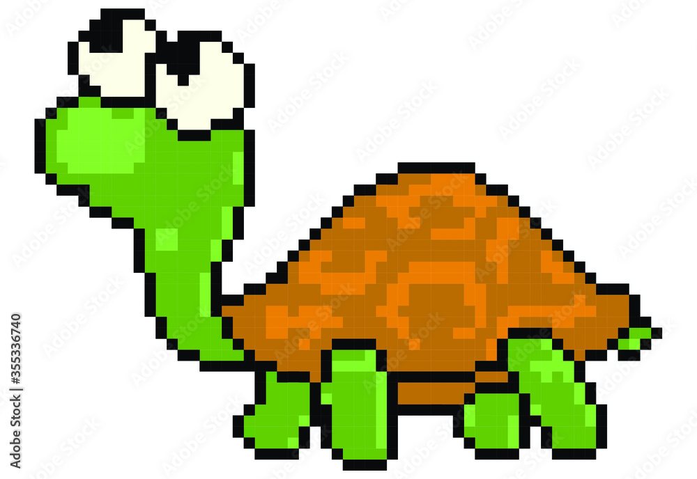 turtle pixel art.