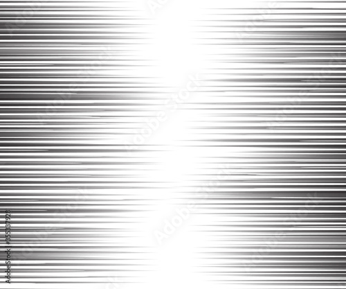 Comic speed lines background Rectangle fight stamp for card Manga or anime, graphic texture, superhero action, explosion background. Black and white vector illustration