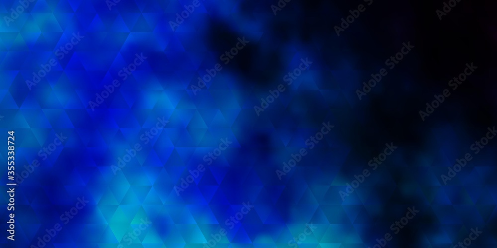 Light BLUE vector pattern with polygonal style.