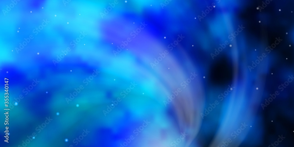 Light BLUE vector background with small and big stars. Blur decorative design in simple style with stars. Pattern for wrapping gifts. Light BLUE vector background with small and big stars. Blur decorative design in simple style with stars. Pattern for wrapping gifts.
