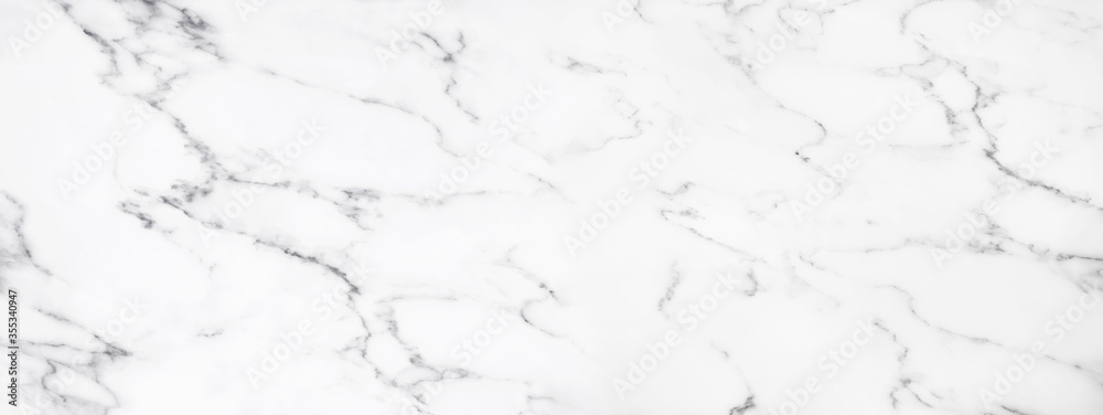 Panorama white marble texture for background or tiles floor decorative design.