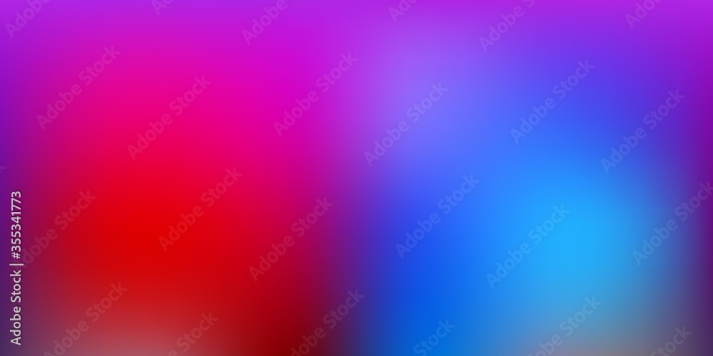 Light Blue, Red vector abstract blur layout.